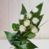 Trauerstrauß mit 7 Rosen